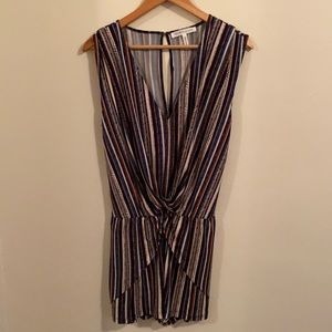 Striped BCBG romper